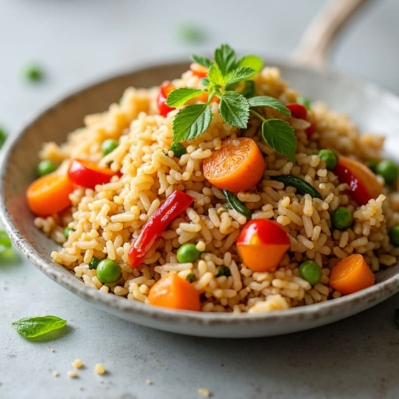 Healthy Chicken and Loaded Veggie Fried Rice