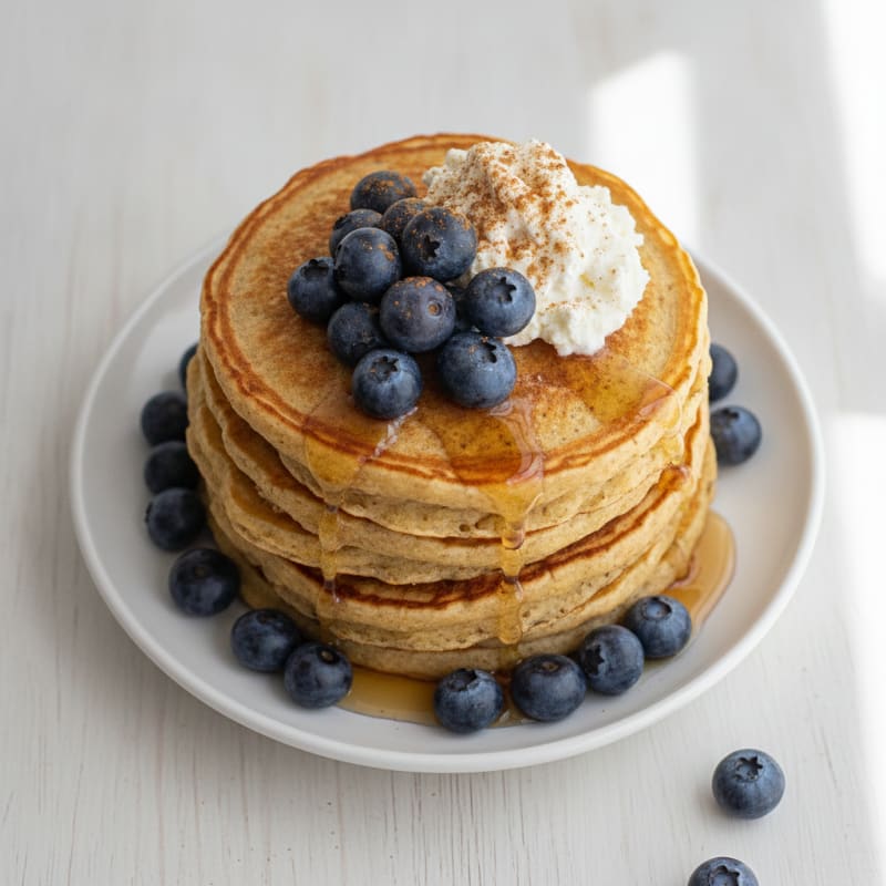 Cottage Cheese Protein Pancakes