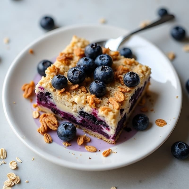 Blueberry Vanilla Baked Oatmeal