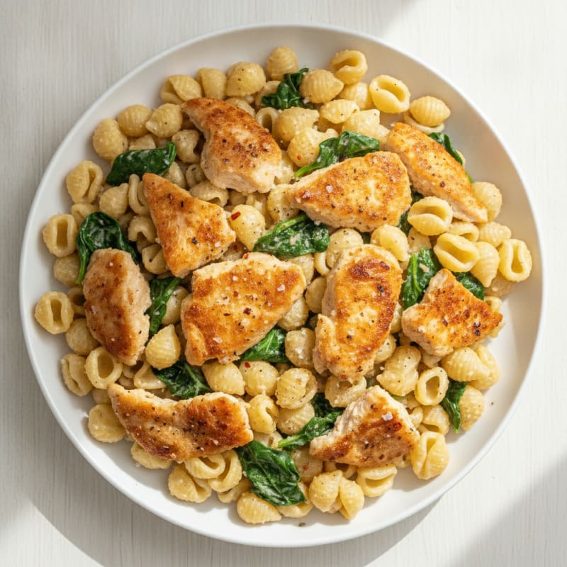 Garlic Parmesan Chicken Alfredo Pasta