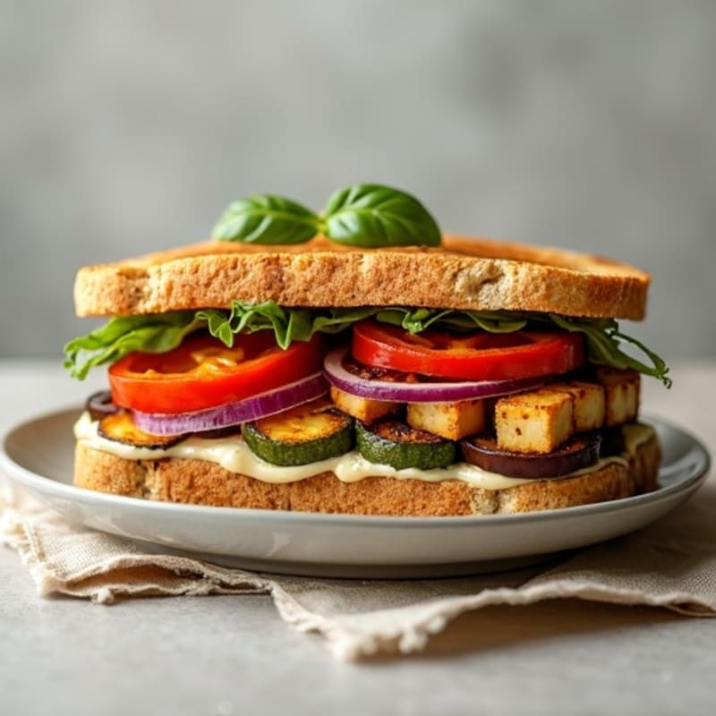 Crispy Roasted Veggie Panini