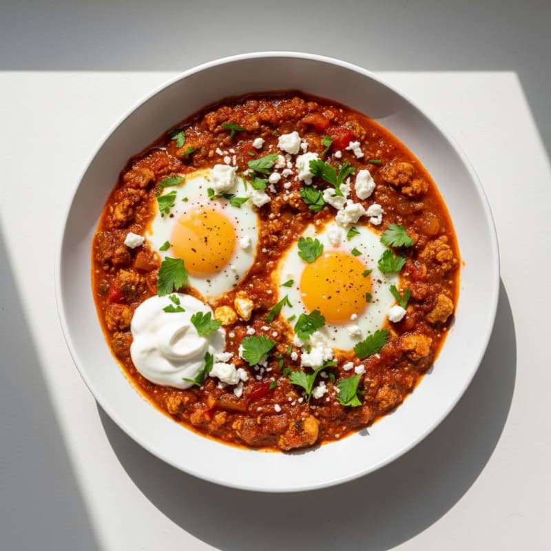 Shakshuka with Feta and Herbs