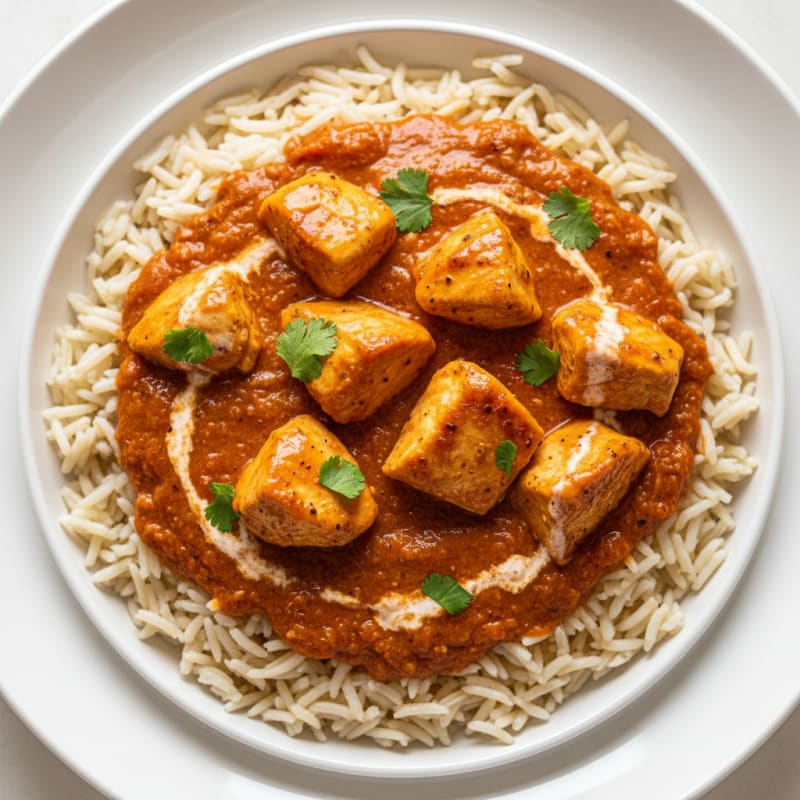Creamy Spiced Butter Chicken with Basmati