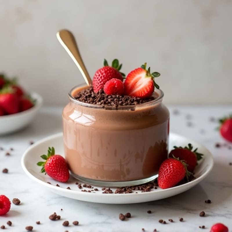 Creamy Chocolate Protein Chia Pudding