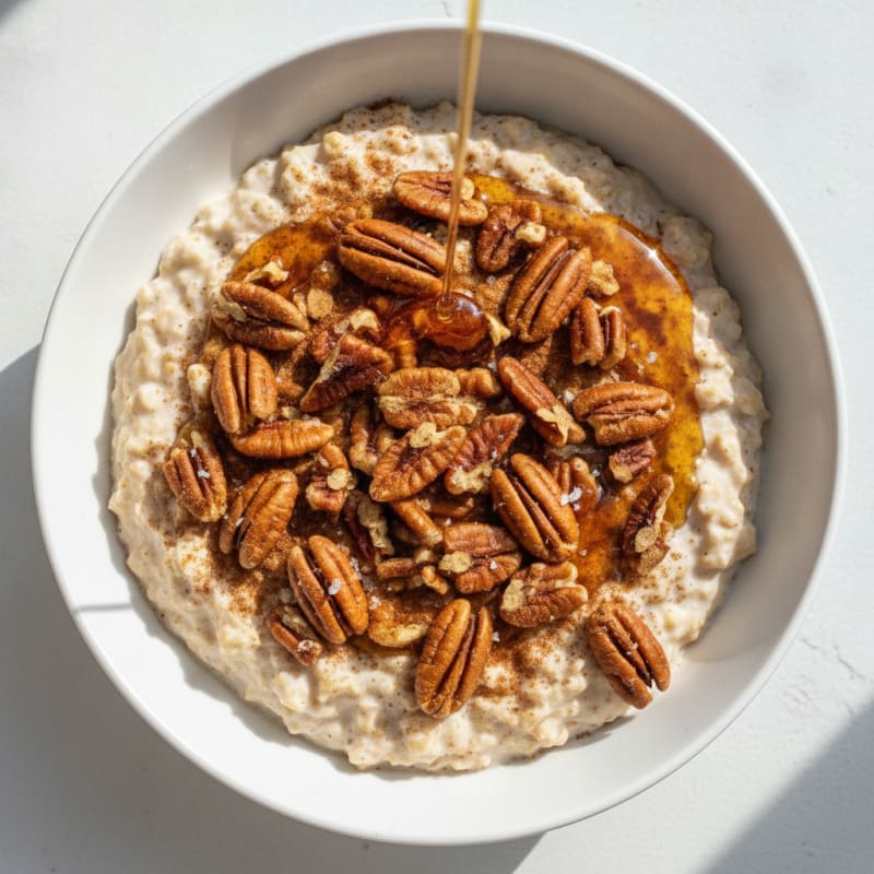 Maple Pecan Overnight Oats