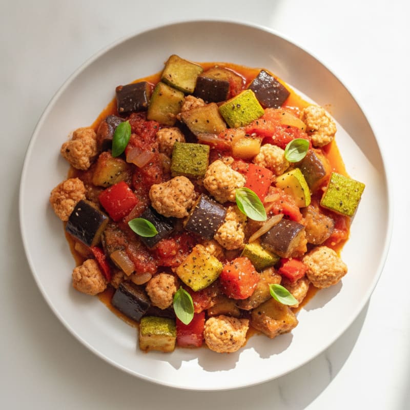 Roasted Vegetable Ratatouille with Herbs