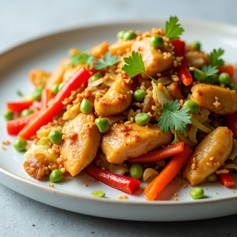 Crispy Asian-Spiced Cabbage Stir-Fry