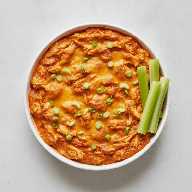 Clean Buffalo Chicken Dip