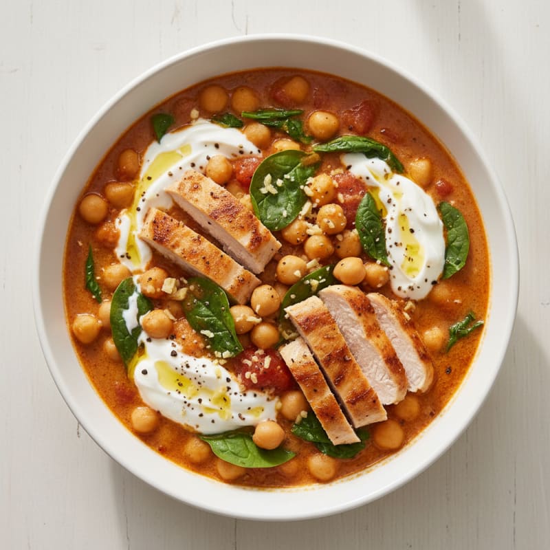 Creamy Spiced Chickpea and Tomato Curry