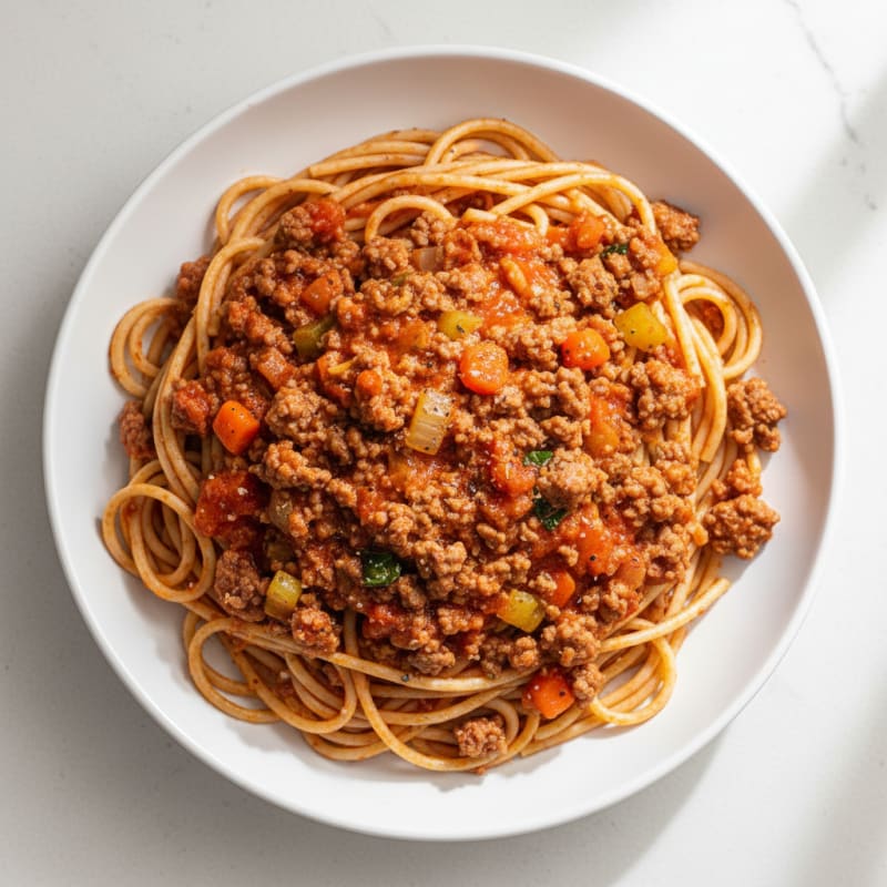 Classic Beef Bolognese Spaghetti