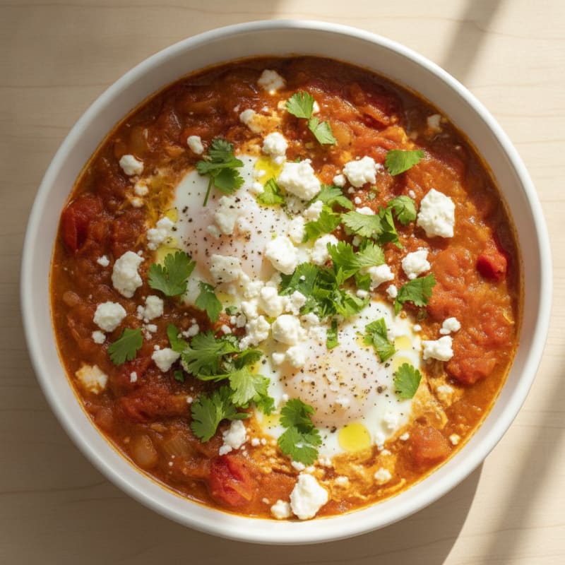 Shakshuka with Feta and Herbs