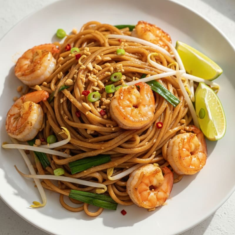 Shrimp Pad Thai Noodles