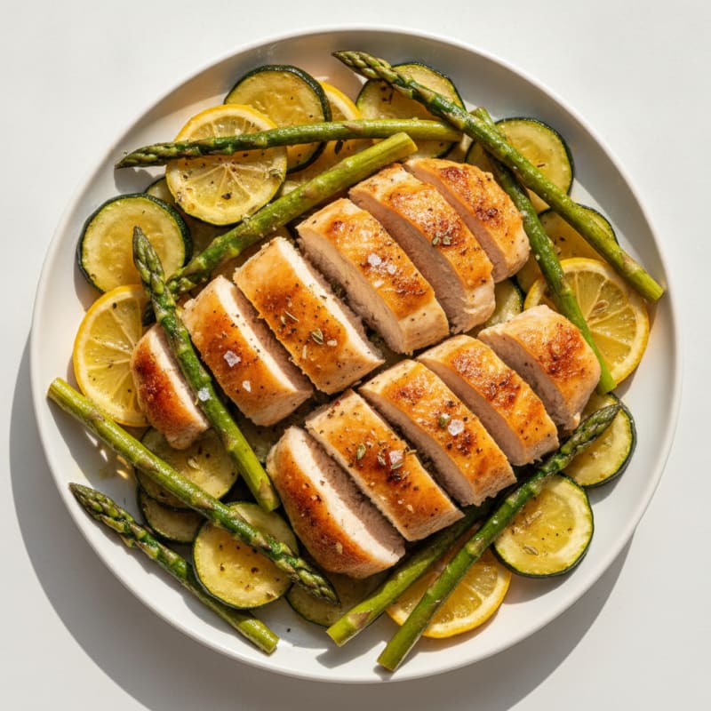 Sheet Pan Lemon Herb Chicken and Veggies