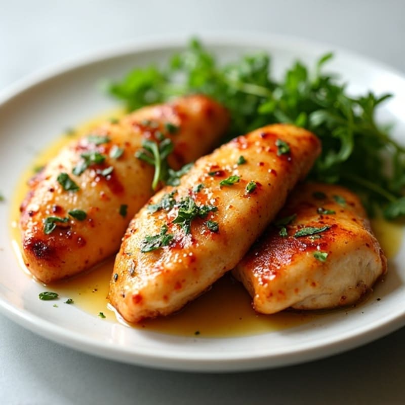 Honey-Garlic Grilled Chicken Tenders with Fresh Herbs
