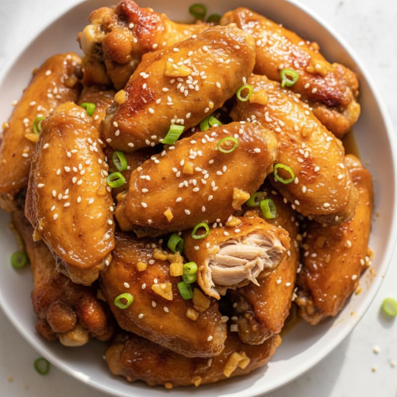 Sweet & Sticky Honey-Garlic Wings