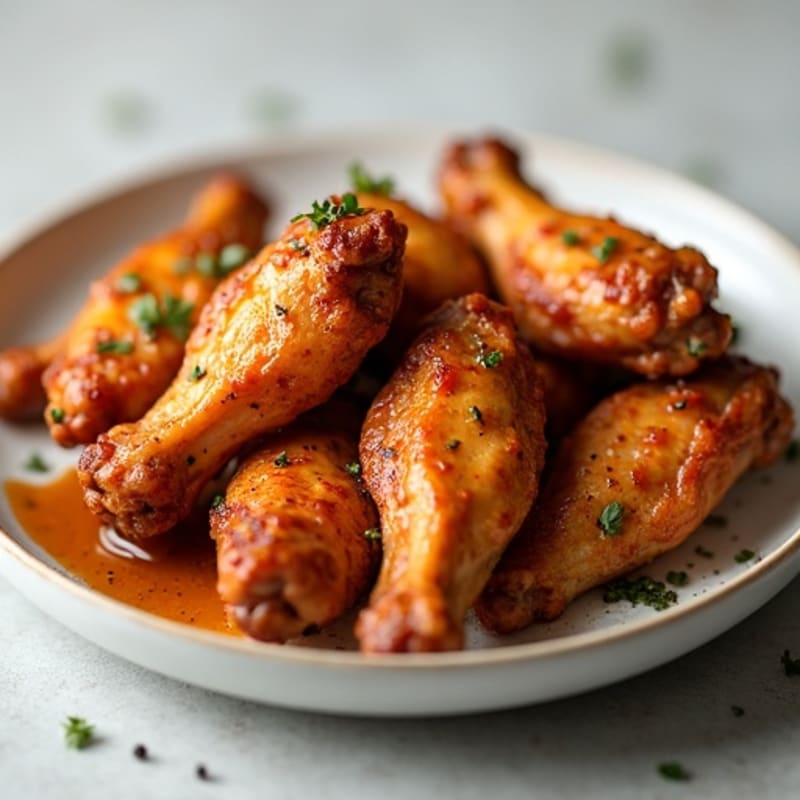 Crispy Baked Honey Chicken Wings