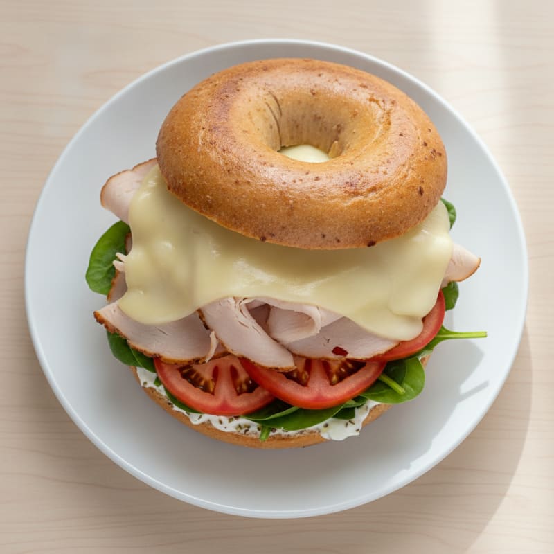 Turkey & Provolone Bagel Sandwich