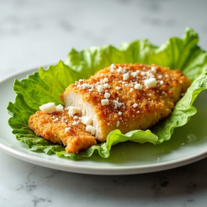 Crispy Chicken Caesar Lettuce Wrap