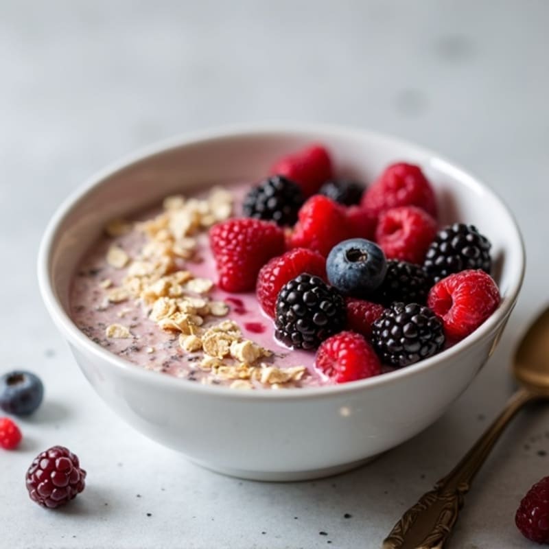 Creamy Berry Overnight Oats