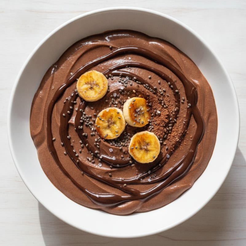 Chocolate Cottage Cheese Smoothie