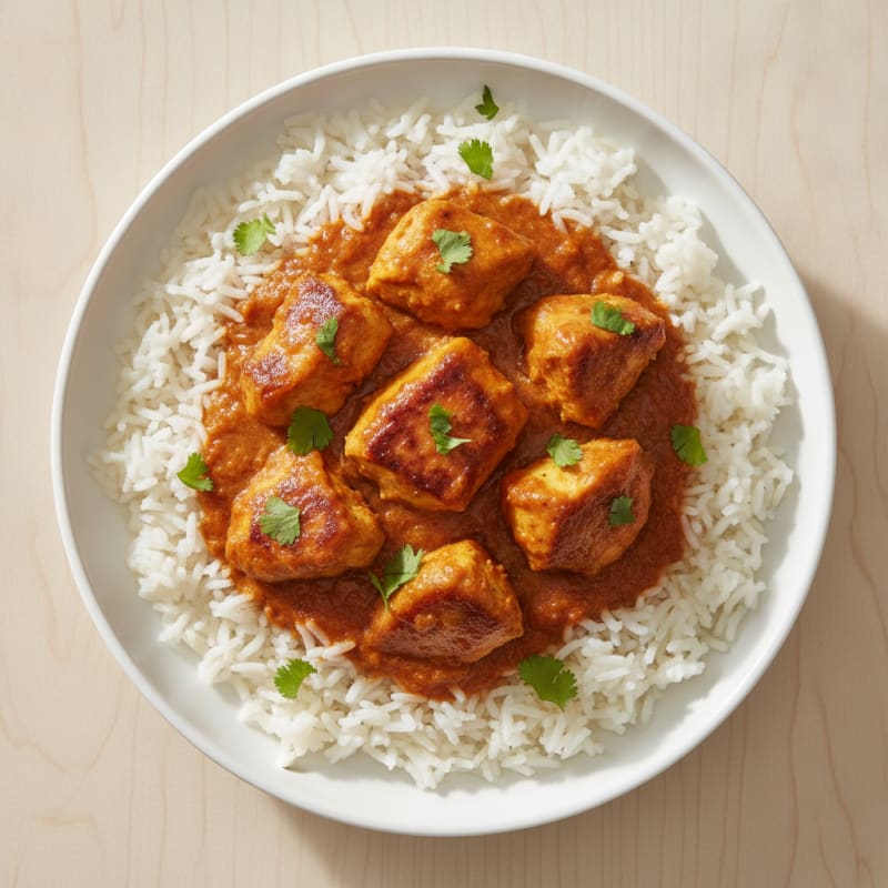 Spiced Butter Chicken with Basmati Rice