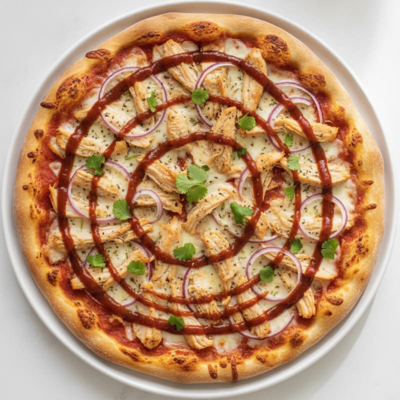 High-Protein BBQ Chicken Pizza