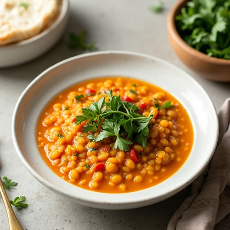 Creamy Coconut Red Lentil Dal
