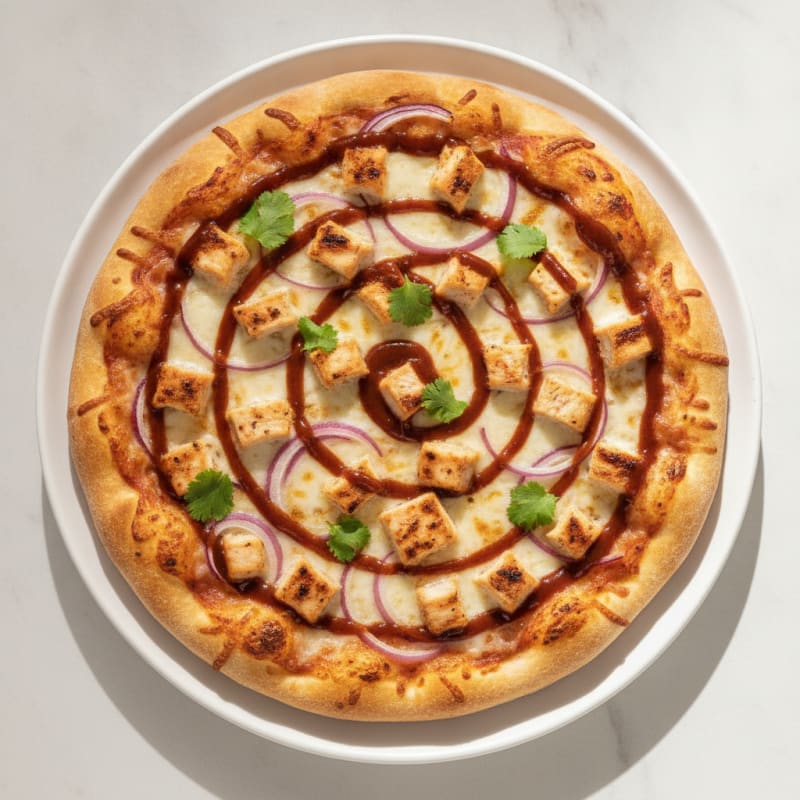 High-Protein BBQ Chicken Pizza