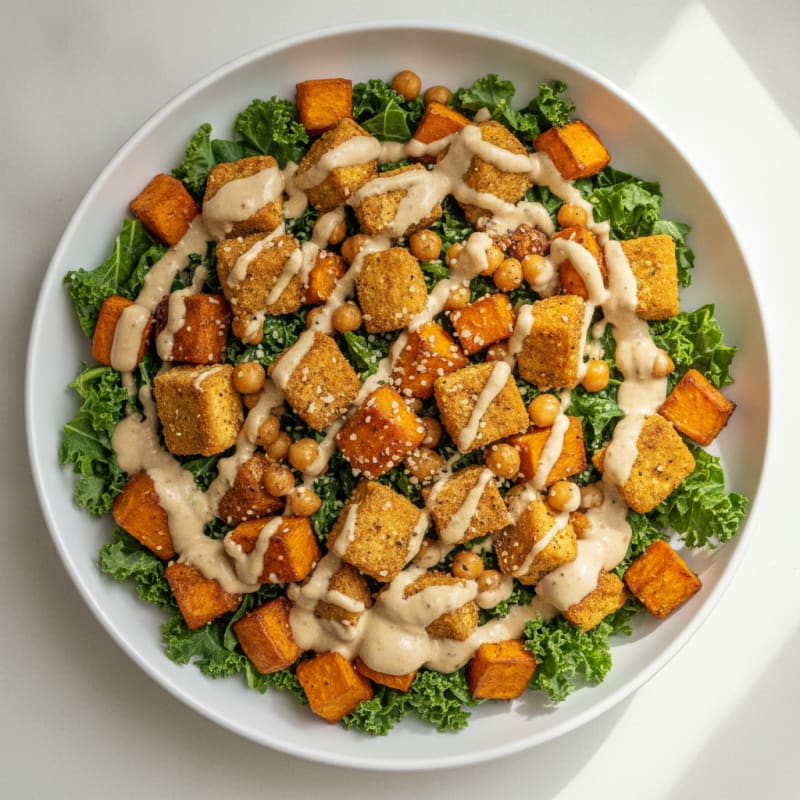 Roasted Sweet Potato Buddha Bowl