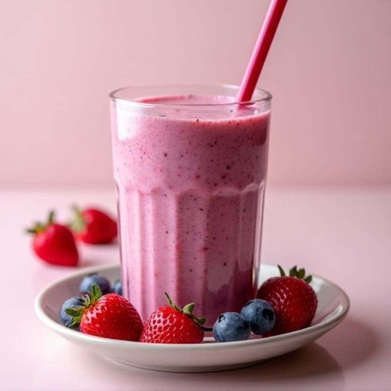 Creamy Berry Protein Smoothie