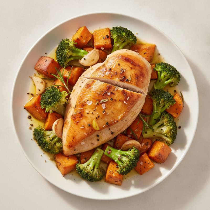 Garlic Herb Roasted Chicken Breast
