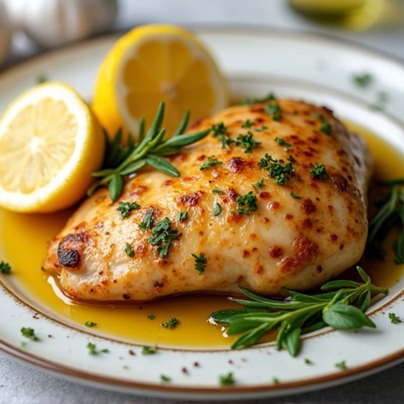 Lemon Garlic Herb Roasted Chicken