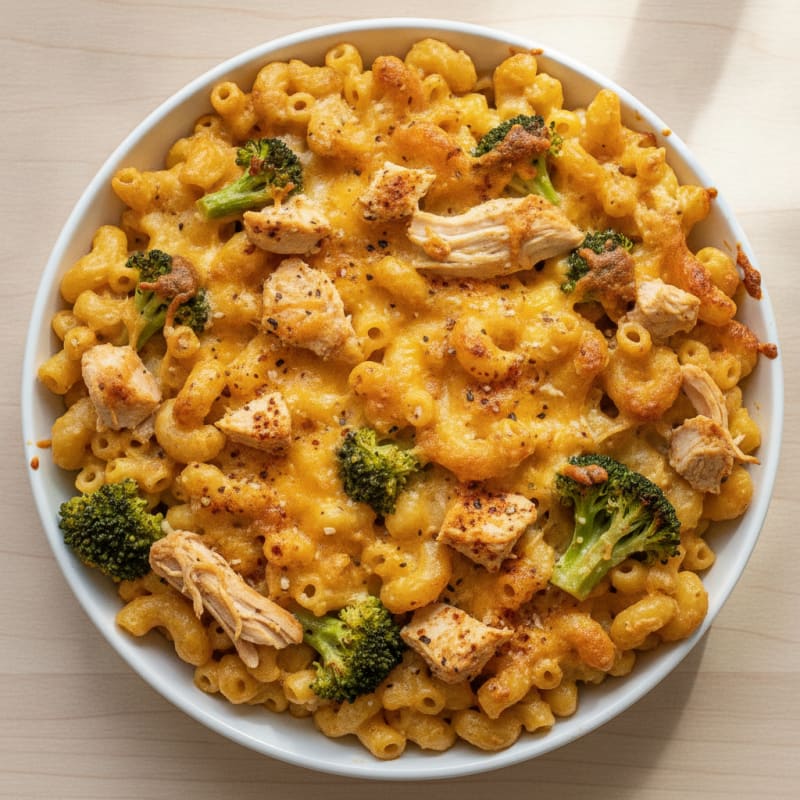 Protein-Packed Baked Macaroni and Cheese