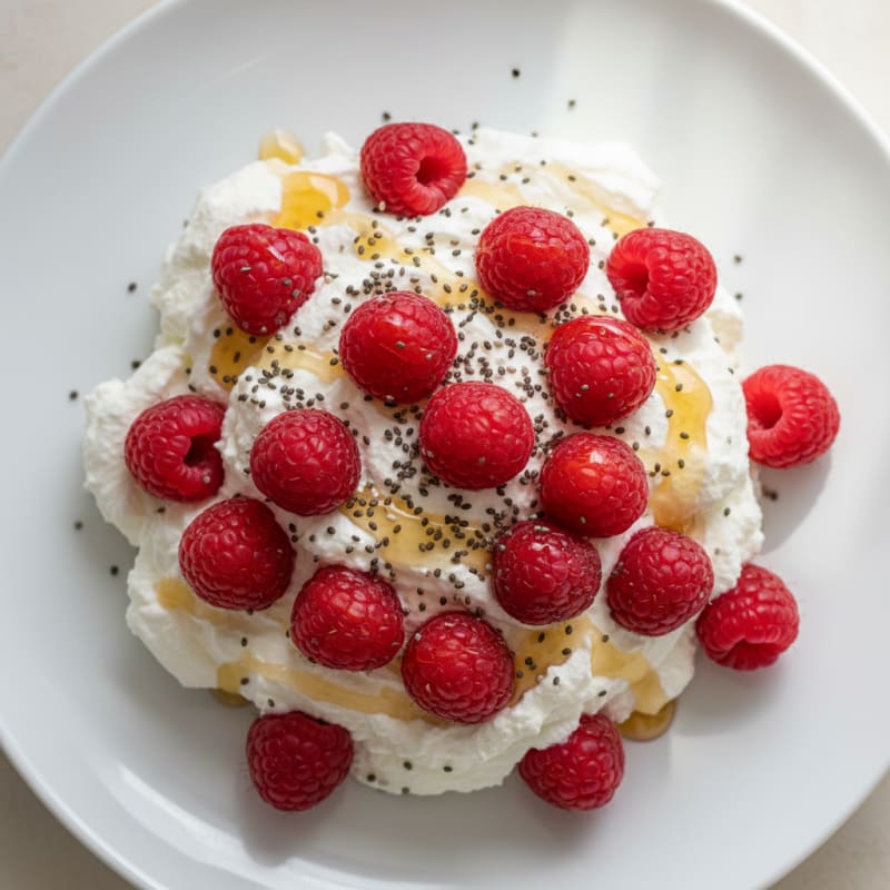 Silky Greek Yogurt Protein Mousse with Fresh Berries