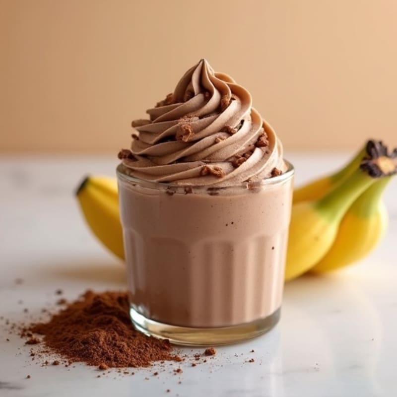 Creamy Frozen Chocolate Banana Dessert