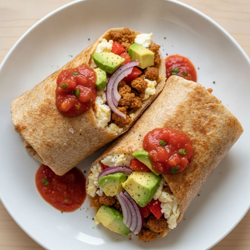 Ultimate Clean Chorizo Breakfast Burrito