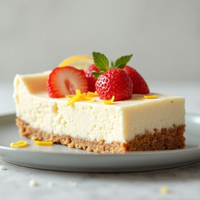 Creamy Greek Yogurt Protein Cheesecake