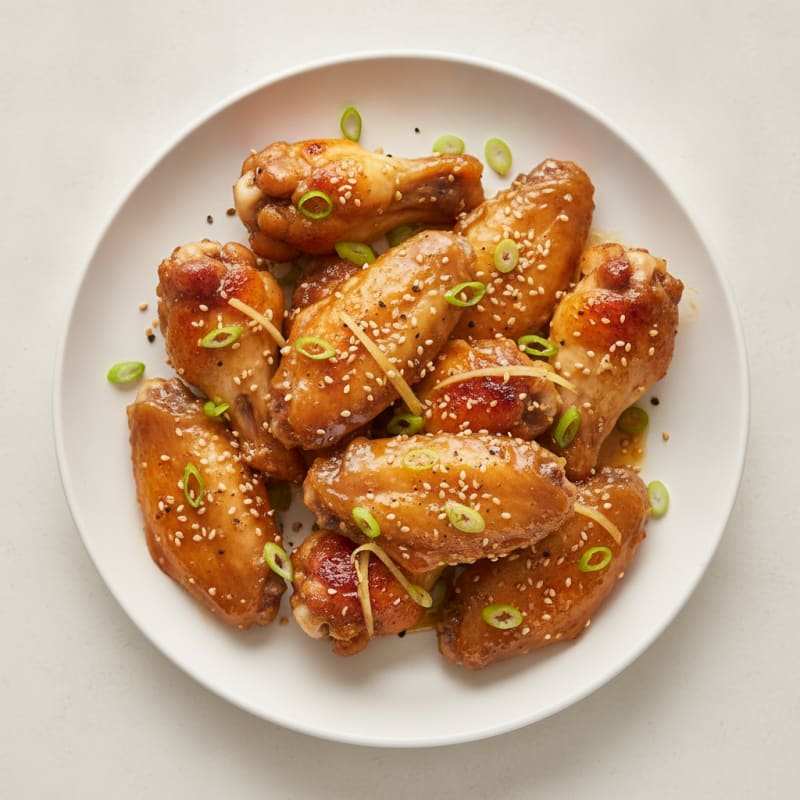 Honey-Garlic Glazed Chicken Wings