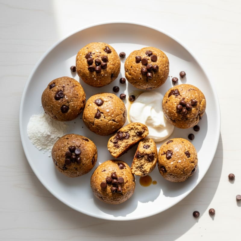 No-Bake Chocolate Chip Protein Bites