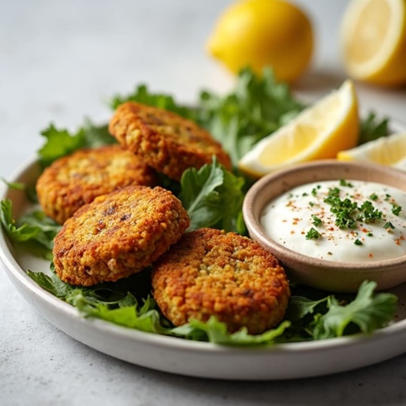 Crispy Falafel with Tahini