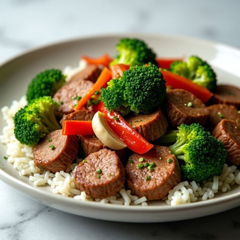 Ginger-Garlic Beef and Broccoli Stir-Fry