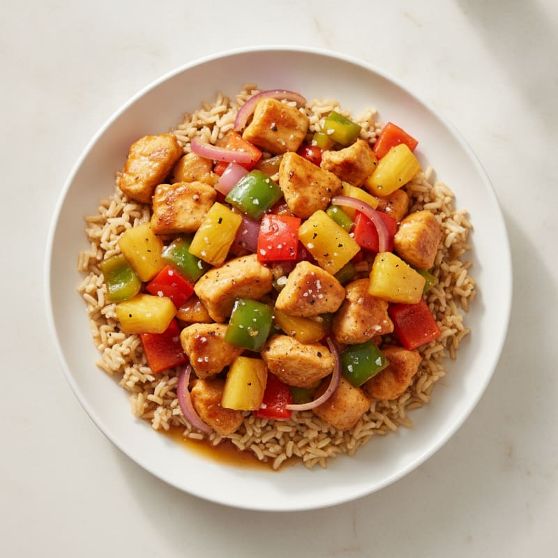Sweet and Sour Chicken Stir-Fry