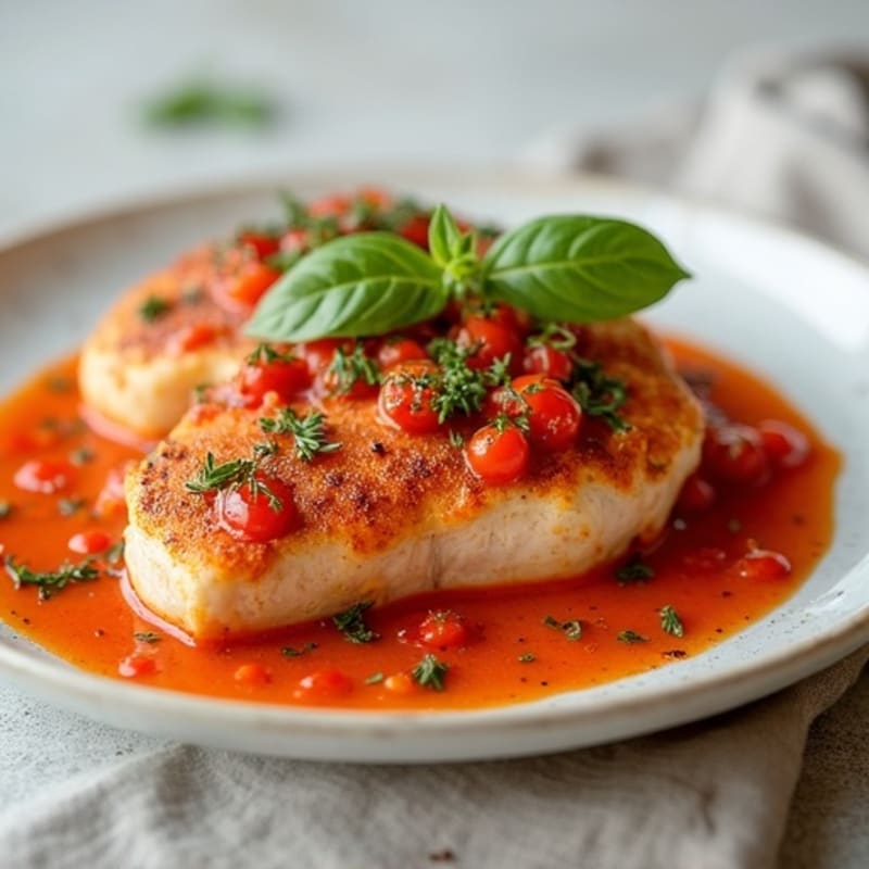 Spiced Chicken with Creamy Tomato Sauce
