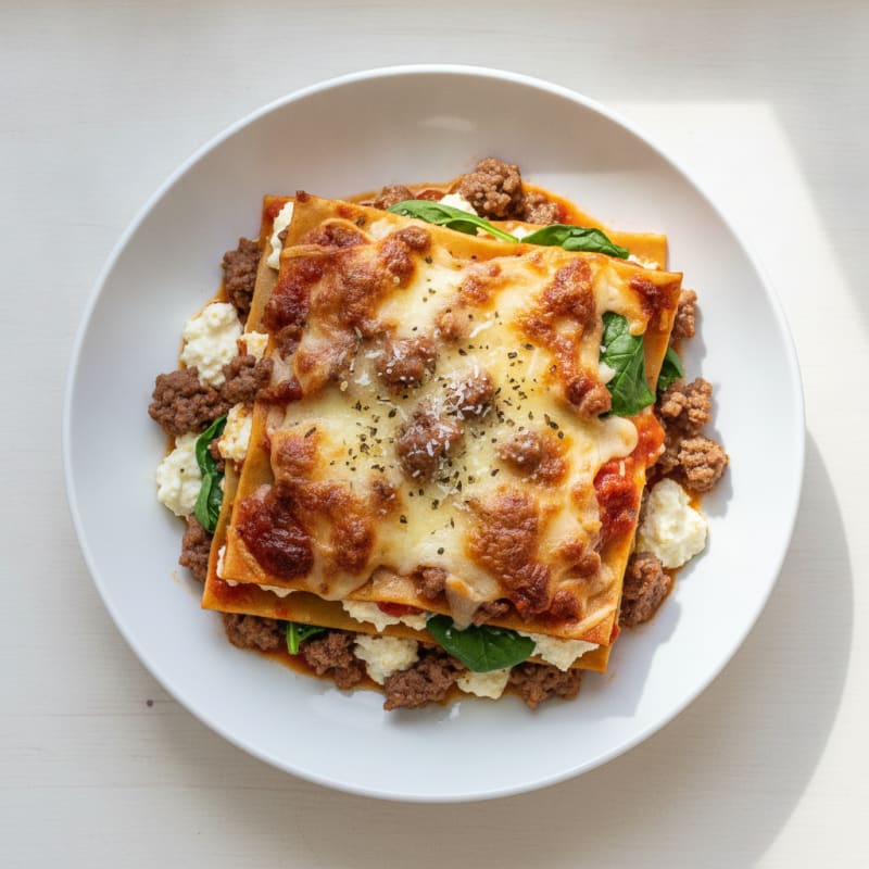 Classic Beef and Ricotta Lasagna Bake