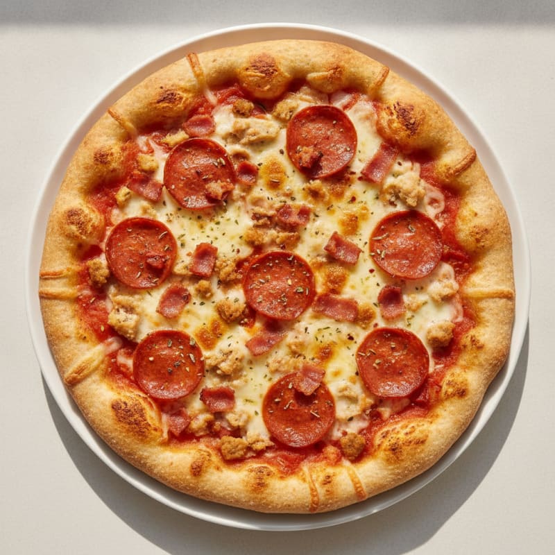 Stuffed Crust Meat Lovers Pizza