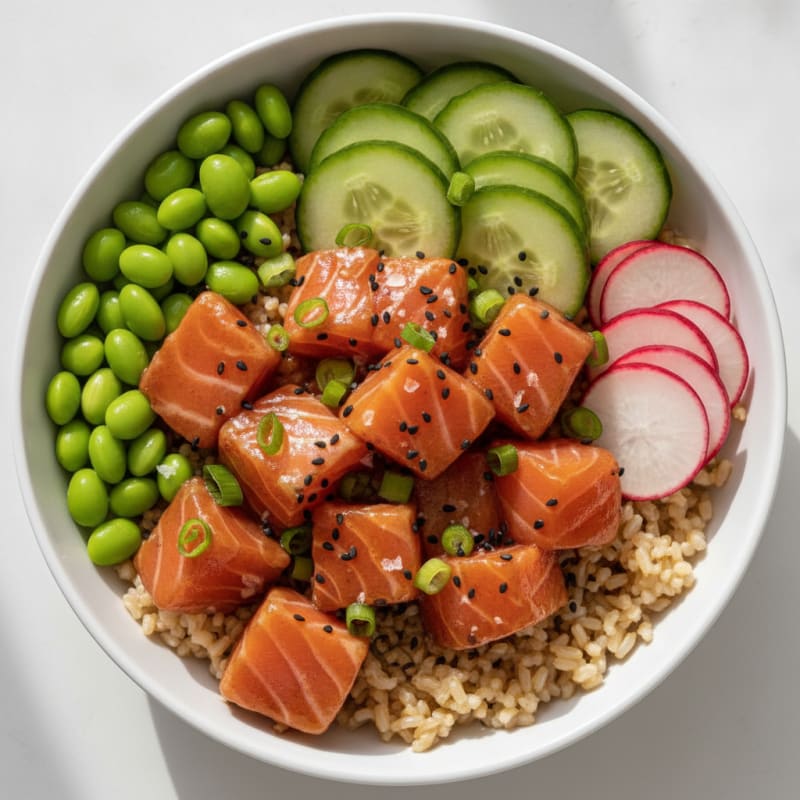 Hawaiian Salmon Poke Bowl