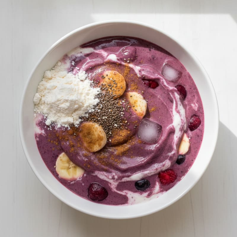 Berry Banana Protein Power Smoothie