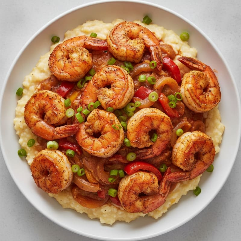 Cajun Shrimp and Grits