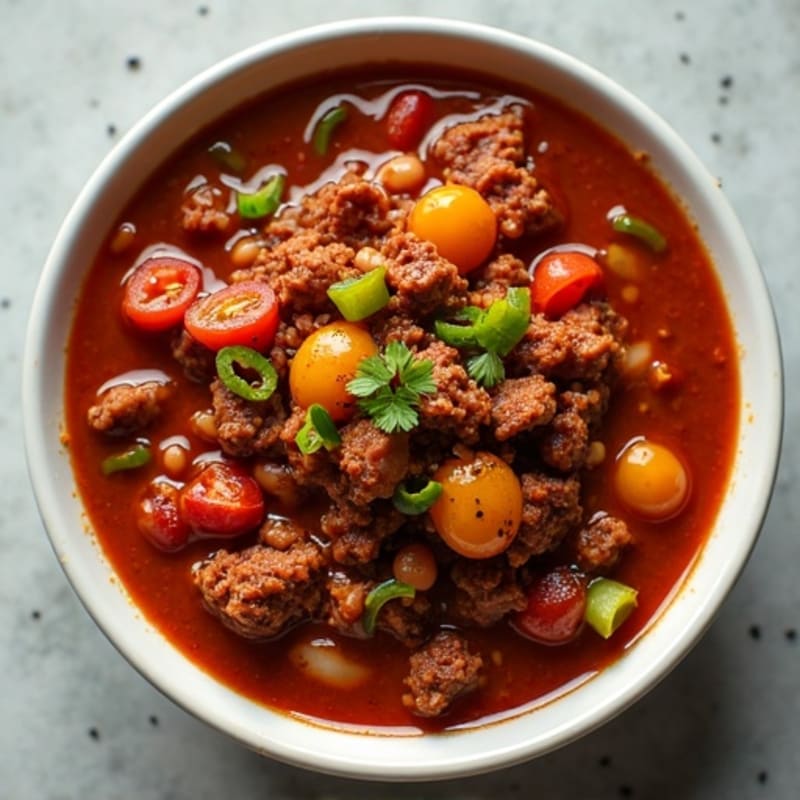 Hearty Slow Cooker Beef Chili