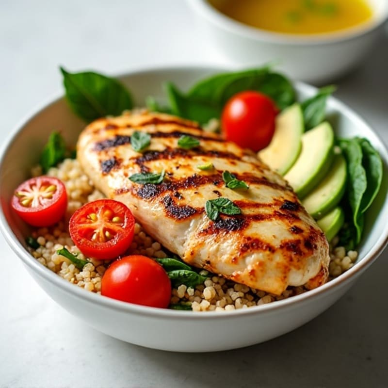 Grilled Chicken and Quinoa Power Bowl